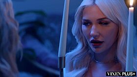 VIXENPLUS VOLUPTUOUS BESTIES SKYE AND BLAKE INDULGE IN CUNILINGUS, RIMJOB, AND SCISSORING FUN