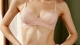 Eastern European Girls In Flowery Panties And Lingerie Barefoot