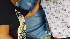 Filipina milf seduces handsome nephew for blowjob and ass sex