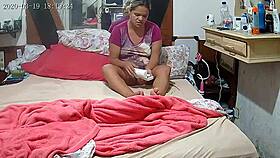 paty bumbum's got a fever, but her hairy pussy's still soaking wet and ready