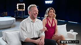 Wifey fit blonde Cassie Bender takes BBC CREAMPIE for hubby