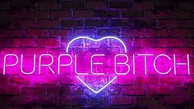 Threesome in fishnets with toys and cock