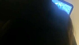 Blonde Housewife Nataly Real Bangs Beside Cuckold Husband