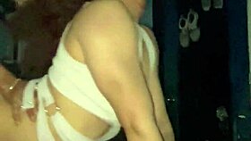 latina babe getting her pretty pussy stuffed with long cock in missionary