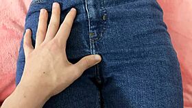 Stepbrother cum in my panties, i wear them at job 😈