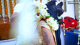 Newly married bhabhiji getting fucked by devar blindfolded