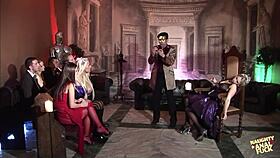 Two Busty Blondes In Steamy Threesome