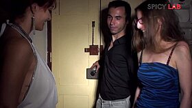 Step mom teaches sex lessons in orgy