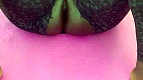 morning workout with a pretty ebony milf outdoors