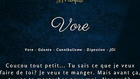 hey, this french giantess gives huge jerk off instructions in audio porn joi 😏