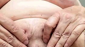 this horny mature cougar in lingerie teases with joi and shows her big tits