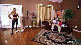 Stepmom milks me dry, so intense! 😱