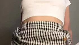 brunette sucking dick in cowgirl pov style