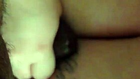 He nuts on those big tits