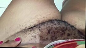 Curvy BBW Wife Strokes Pussy in Church Bathroom