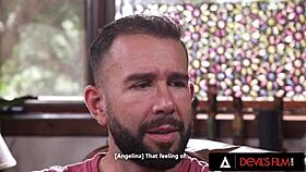 hey, wanna see angelina moon's hot lesbian creampie?