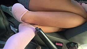 i touch her feet and ass in public street