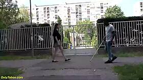 whoa, this teen 18+ with big natural breasts gets her ass roughed up real hard! 😱