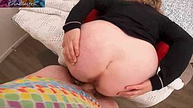 Stepson Rubs Dick On StepMom's Ass Then Fucks Her In Bed