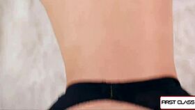 Christiana just sucks and fucks a big dick in first class POV style. Big boobs bouncing everywhere.