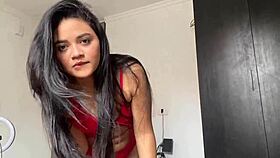 I suck my stepbrother's huge cock and he cums in my mouth