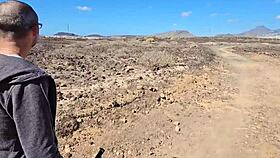 Real SEX in Yellow Mountain Desert! FULL VIDEO on My Red Page!