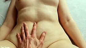 Gorgeous couple fucking with big cumshot