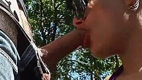 Can You Handle This Outdoor Deepthroat?