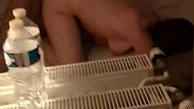 a french milf with a round ass gets bent over for doggy style fucking