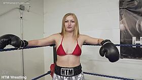 High stakes boxing match where the loser gets dildo fucked.