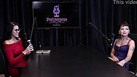 I recorded this orgy with Annie Clementine where the family supports and she gets mad at no-shows.