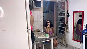 Gossipy Neighbor Asks For Sugar To Get Fucked And Sucked