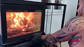 Emmanuelle says, 'I love showing off my small tits in lingerie.'