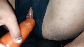 Topless teen jerks off the technician in the repairman's visit.