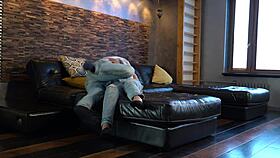 this horny old guy is banging his young stepdaughter deep 😏