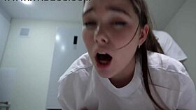 stepsister cooked breakfast, now eats my cum