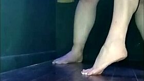 maîtresse kantalis slapping her slave's tits in bdsm session 😈