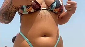 I met a guy on the beach and let him apply sunscreen.