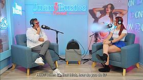 loren late, colombian babe, bangs hard with 7 orgasms on podcast! 😲