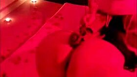 Fucking the chubby girl under red lights, she sits so good on my big cock 😍