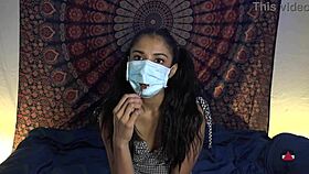 She Took Off Her MASK To LICK COCK In Filipina Roleplay