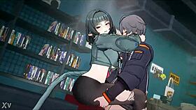 Jane Doe in Zenless Zone Zero 3D cartoon