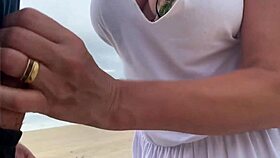 Busty Stranger Milf Makes Me Cum In Front Of Everyone With Her Big Cock POV