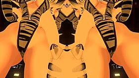 vtuber minnah mia dancing on cam 😊