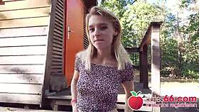 Teenie tourist Lily Ray visits Berlin for first public fuck dates66 com full scene