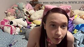 Is This Skinny Teen's Narrow Ass Too Kinky for Her Friend?