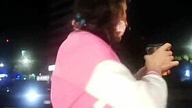 The Latina Tranny Shows Her Big Tits in Tlalpan