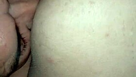 Intense pussy sucking in 69 position with oral action in a thong!