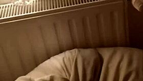 a french milf with a round ass gets bent over for doggy style fucking