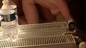 a french milf with a round ass gets bent over for doggy style fucking